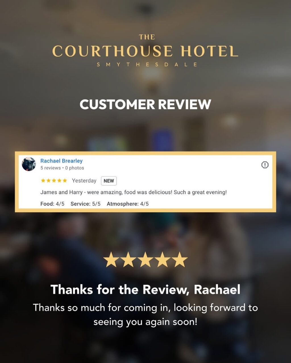 Instagram post from courthousehotelsmythesdale. This post is in position 3.