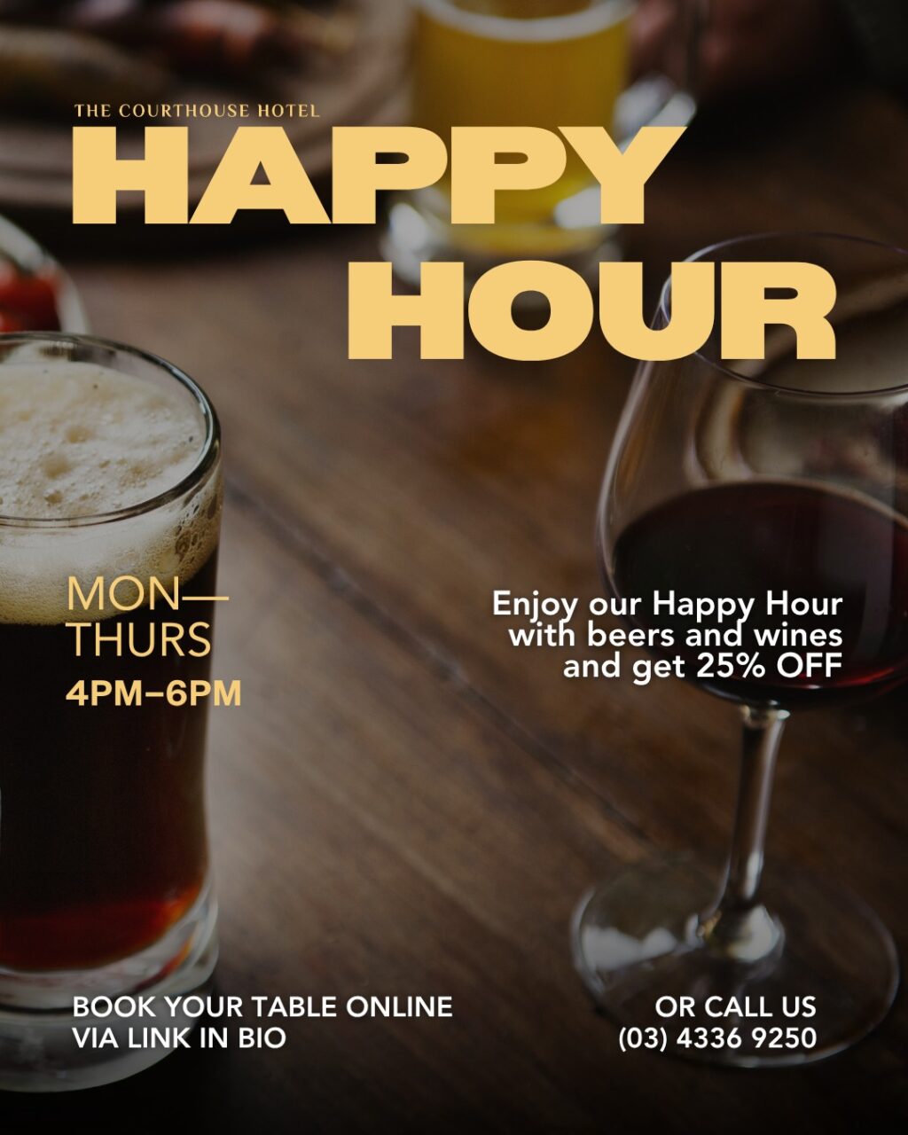 Instagram post from courthousehotelsmythesdale. This post is in position 1.