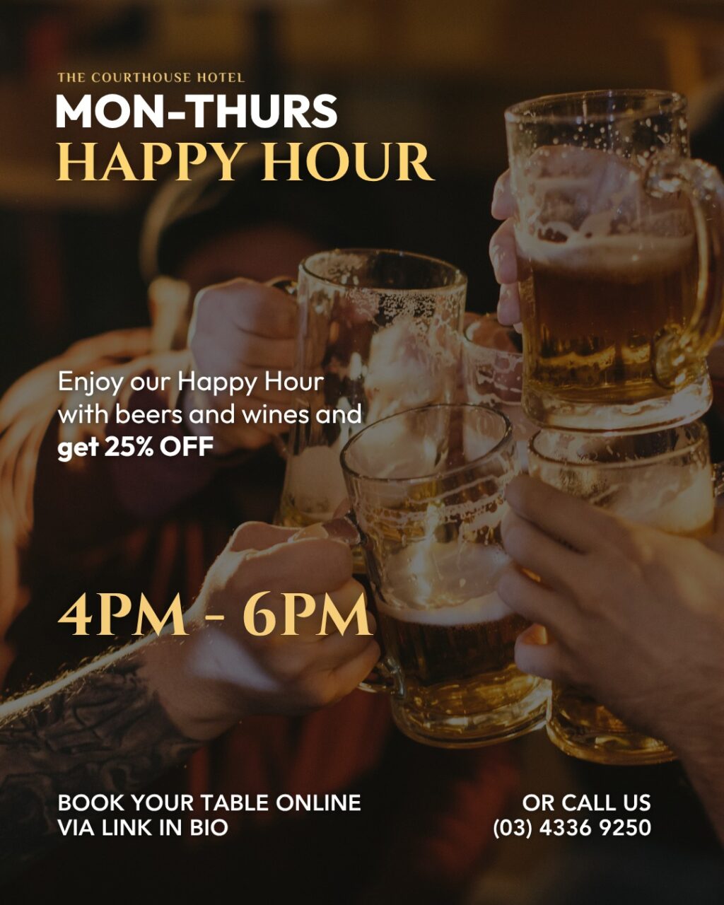 Instagram post from courthousehotelsmythesdale. This post is in position 1.