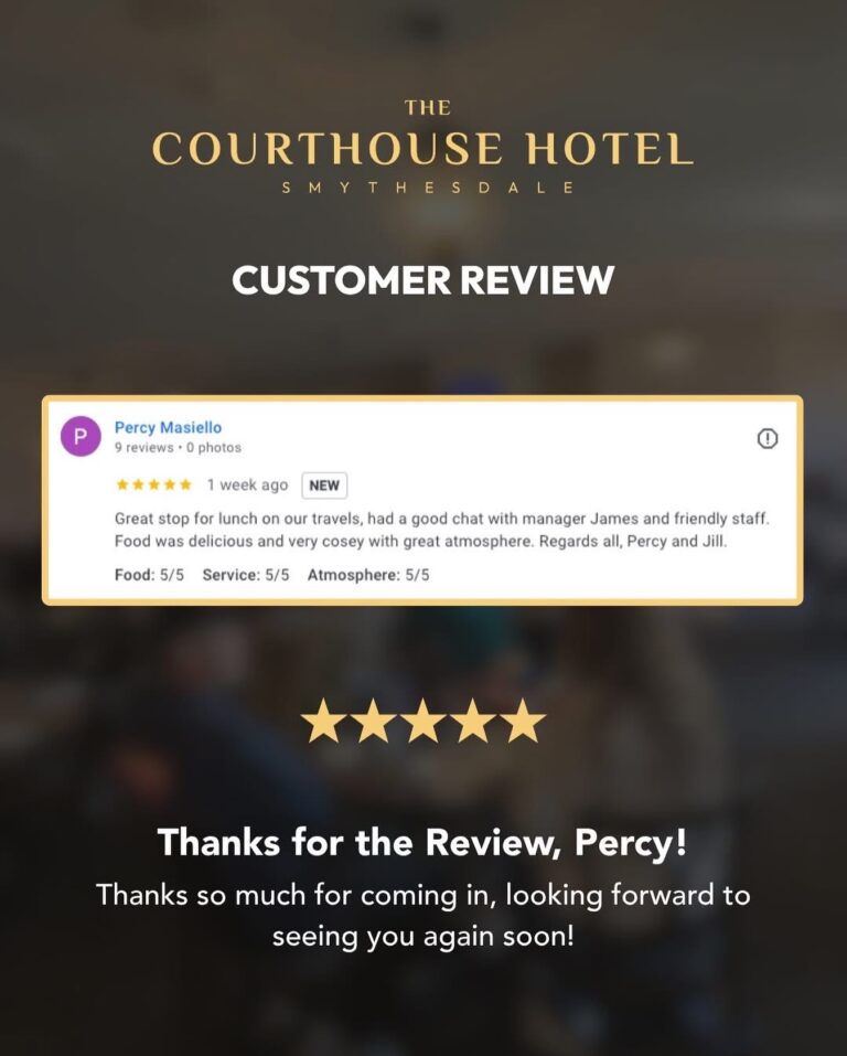 Instagram post from courthousehotelsmythesdale. This post is in position 8.