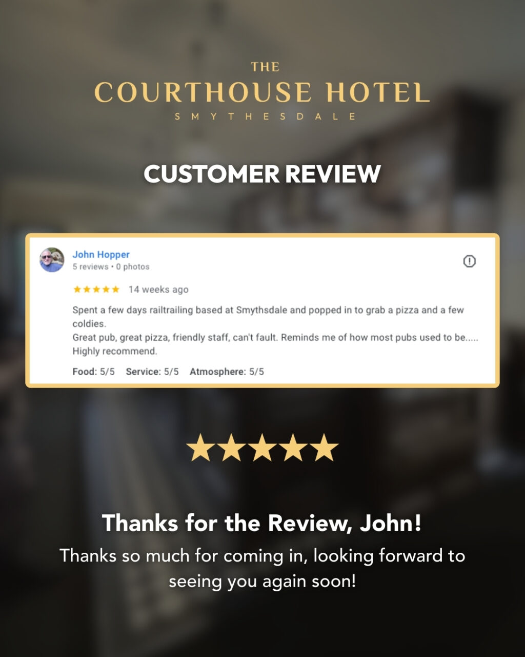 Instagram post from courthousehotelsmythesdale. This post is in position 0.