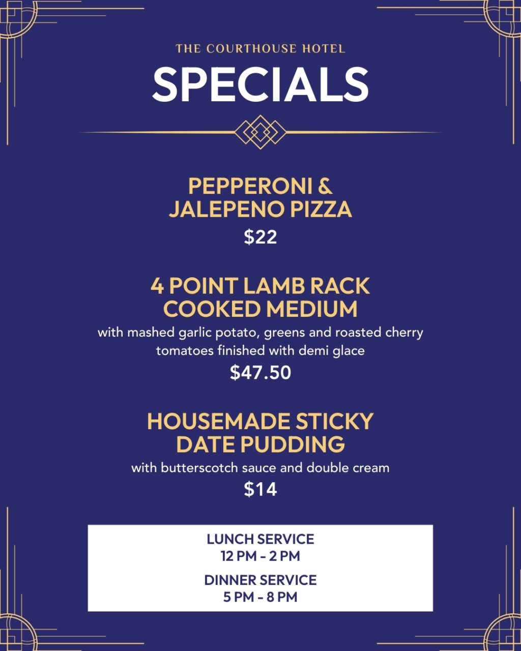 Instagram post from courthousehotelsmythesdale. This post is in position 2.