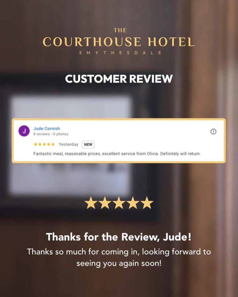 Instagram post from courthousehotelsmythesdale. This post is in position 8.
